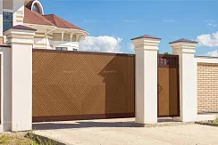 Уличные откатные ворота премиум 3100*2100