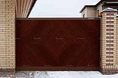 Уличные откатные ворота премиум 2800*2200